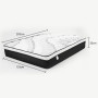 Laura Hill King Single Mattress Plush Euro Top Layer 5-Zone Pocket Spring Support Hypoallergenic thumbnail 7