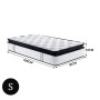 Laura Hill Single Mattress with Euro Top Layer - 32cm thumbnail 11