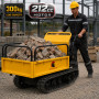 Centurion Petrol Tracked Wheelbarrow Dumper 212cc 7HP with Extendable Steel Hopper thumbnail 9