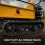 Centurion Petrol Tracked Wheelbarrow Dumper 212cc 7HP with Extendable Steel Hopper thumbnail 10