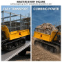 Centurion Petrol Tracked Wheelbarrow Dumper 212cc 7HP with Extendable Steel Hopper thumbnail 12