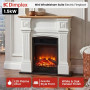 Dimplex 1.5kW Mini Windelsham Suite Electric Fireplace with LED Flame Effect thumbnail 7