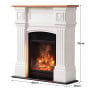 Dimplex 1.5kW Mini Windelsham Suite Electric Fireplace with LED Flame Effect thumbnail 2