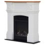 Dimplex Mini Windlesham 1.5kW Freestanding Electric Fireplace Suite, Realistic LED Flame Effect Heater, White & Oak thumbnail 7