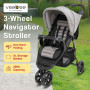 Veebee 3-Wheel Navigator Stroller - Fauna thumbnail 9