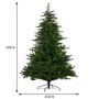 Christabelle 2.3m 7.5ft Bellewood Fir Christmas Tree Pre Lit Multi Function LED Foot Pedal Power Connect Hinged thumbnail 5