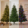 Christabelle 2.3m 7.5ft Bellewood Fir Christmas Tree Pre Lit Multi Function LED Foot Pedal Power Connect Hinged thumbnail 8