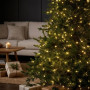 National Tree Company 2.7m 9ft Bellewood Fir Christmas Tree Pre Lit Multi Function LED Foot Pedal Power Connect Hinged thumbnail 3