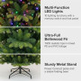 National Tree Company 2.7m 9ft Bellewood Fir Christmas Tree Pre Lit Multi Function LED Foot Pedal Power Connect Hinged thumbnail 5