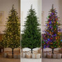 National Tree Company 2.7m 9ft Bellewood Fir Christmas Tree Pre Lit Multi Function LED Foot Pedal Power Connect Hinged thumbnail 7
