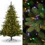 National Tree Company 2.7m 9ft Bellewood Fir Christmas Tree Pre Lit Multi Function LED Foot Pedal Power Connect Hinged thumbnail 9
