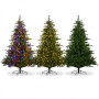 National Tree Company 2.7m 9ft Bellewood Fir Christmas Tree Pre Lit Multi Function LED Foot Pedal Power Connect Hinged thumbnail 10