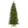 Christabelle 6ft Slim Carrington Fir Christmas Tree Multi Functional White & Coloured LED Lights & Foot Pedal thumbnail 5