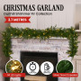 Christabelle 2.74m Christmas Garland with LED Lights Dunhill Shimmer Fir Tree Decoration Ornament thumbnail 2