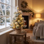 Christabelle 2ft Christmas Tree with Lights- Potted Frosted Colonial thumbnail 3