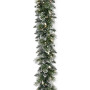 Christmas Garland with Lights Battery Operated 274cm Glittery Bristle thumbnail 1