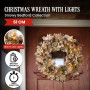 National Tree Company Snowy Bedford Christmas Wreath - 61cm thumbnail 4