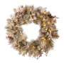 National Tree Company Snowy Bedford Christmas Wreath - 61cm thumbnail 1