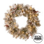 National Tree Company Snowy Bedford Christmas Wreath - 61cm thumbnail 3