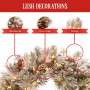 National Tree Company Snowy Bedford Christmas Wreath - 61cm thumbnail 5