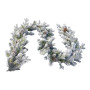 Christabelle 2.7m Christmas Garland with Lights Dorchester Snow Tree Decoration Ornament thumbnail 1
