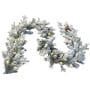Christabelle 2.7m Christmas Garland Snowy with Lights Dorchester Tree Decoration Ornament thumbnail 1