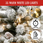 National Tree Company 61cm Snowy Dorchester Prelit Tabletop Christmas Tree thumbnail 6