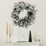 Christabelle 61cm Snowy Christmas Wreath with LED Lights Dorchester Front Door Decoration Ornament thumbnail 5