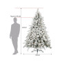 National Tree Company 2.3m Snowy Dorchester Pre-Lit Christmas Tree thumbnail 3