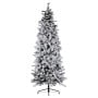 Christabelle Snowy Dorchester Pencil 2.3m 7.5ft Christmas Tree Pine Cone LED thumbnail 4
