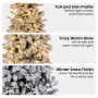 Christabelle Snowy Dorchester Pencil 2.3m 7.5ft Christmas Tree Pine Cone LED thumbnail 5
