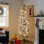 Christabelle Snowy Dorchester Pencil 2.3m 7.5ft Christmas Tree Pine Cone LED thumbnail 6