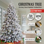 Christabelle 9ft Christmas Tree with Twinkle Lights- Snowy Dorchester thumbnail 2