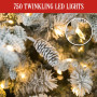 Christabelle 9ft Christmas Tree with Twinkle Lights- Snowy Dorchester thumbnail 4