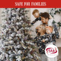 Christabelle 9ft Christmas Tree with Twinkle Lights- Snowy Dorchester thumbnail 6