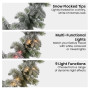 Christabelle 2.7m Christmas Garland Snowy with LED Lights Stamford Spruce Tree Decoration Ornament thumbnail 5
