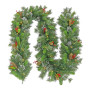 Christabelle 2.7m Christmas Garland with LED Lights Snow Berries Pine Cones Tree Decoration Ornament thumbnail 1