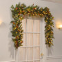 Christmas Garland with Lights- Battery Operated 274cm Wintry Pine thumbnail 3
