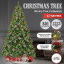 9ft Christmas Tree with Twinkle Lights Wintry Pine thumbnail 3