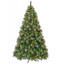 9ft Christmas Tree with Twinkle Lights Wintry Pine thumbnail 1