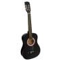 Karrera 34in Wooden Acoustic Childrens Guitar - Black thumbnail 2