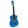 Karrera 34in Wooden Acoustic Childrens Guitar - Blue thumbnail 2