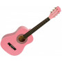 Karrera 34in Acoustic Children no cut Guitar - Pink thumbnail 1