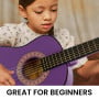 Karrera 34in Wooden Acoustic Childrens Guitar - Purple thumbnail 7