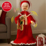 Christabelle 1.1m Musical LED Animated Christmas Mrs Claus Glowing Candle Ornament Decoration thumbnail 5