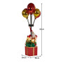 Christabelle 60cm LED Christmas Santa Claus with Balloons & Lights Ornament Decoration thumbnail 2