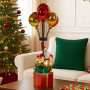 Christabelle 60cm LED Christmas Santa Claus with Balloons & Lights Ornament Decoration thumbnail 4