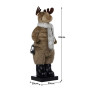 Christabelle 1.1m Musical LED Animated Christmas Moose Decoration Light-Up Lantern Ornament thumbnail 2