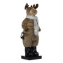 Christabelle 1.1m Musical LED Animated Christmas Moose Decoration Light-Up Lantern Ornament thumbnail 4