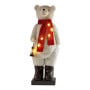 Christabelle Large 1.1m Musical Animated LED White Christmas Bear Decoration Light-Up Lantern Ornament thumbnail 1